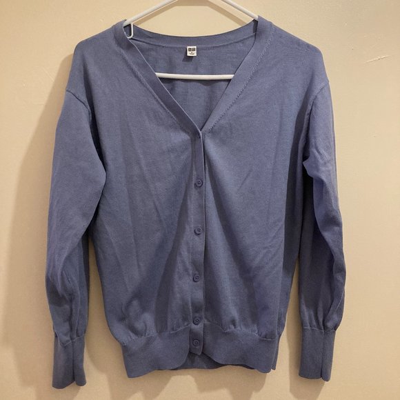 Blue UNIQLO Cardigan Size S - Picture 1 of 2